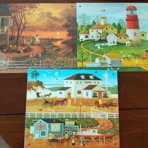 Sea Themed Tin Signs